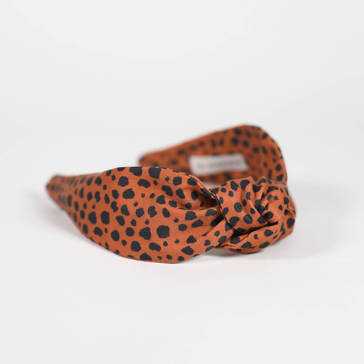 Knotted Headband for Women (Spiced Dot) Core Tay Dunworth