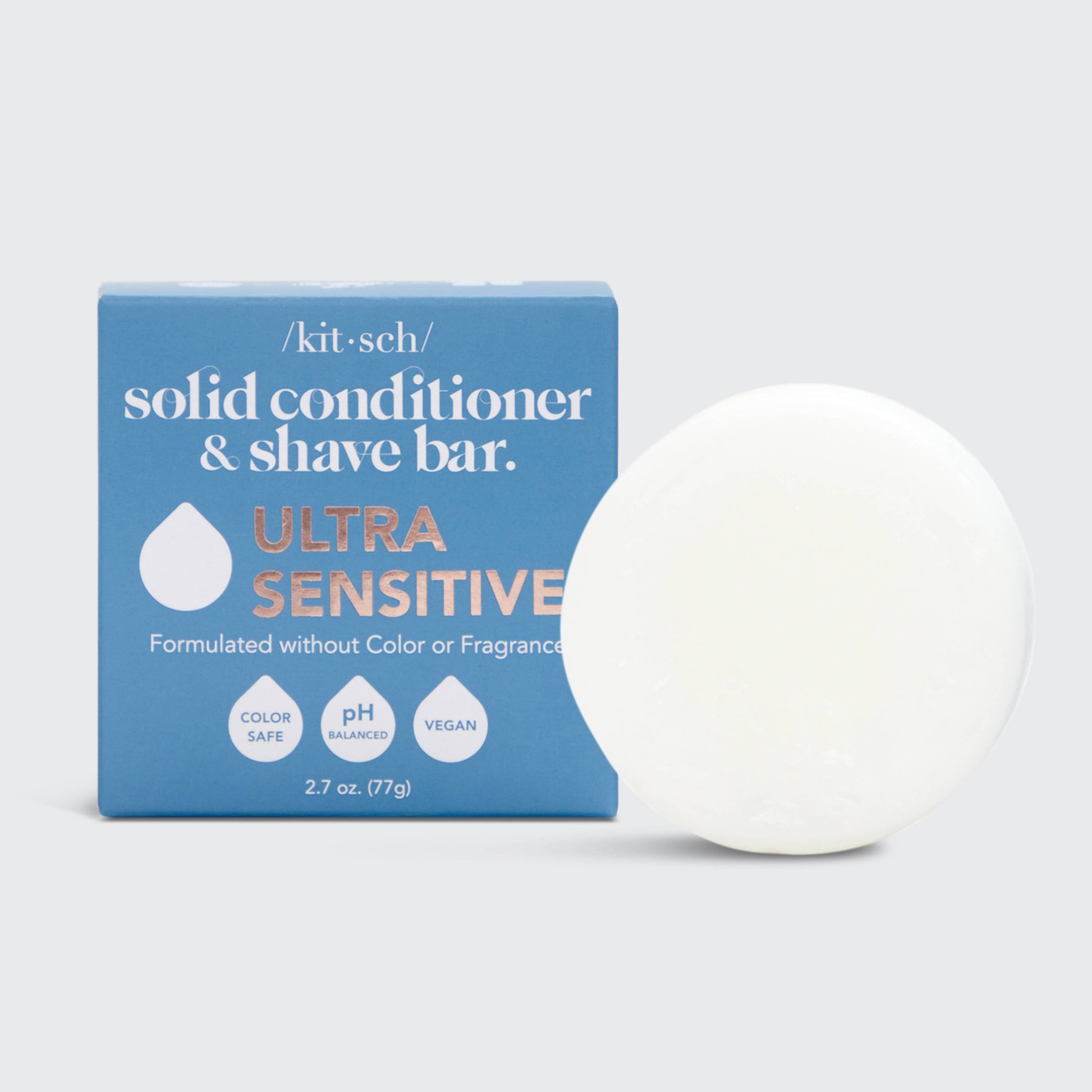 Ultra Sensitive Conditioner & Shave Bar Fragrance-Free Core KITSCH