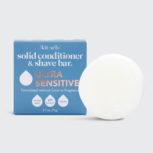 Ultra Sensitive Conditioner & Shave Bar Fragrance-Free Core KITSCH