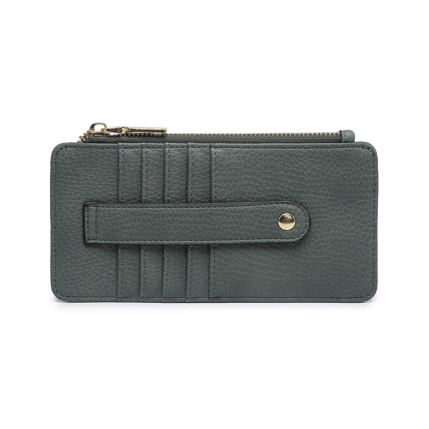 Slate Saige Slim Card Holder Wallet Fall-Winter Jen & Co.