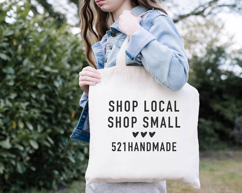 Shop Local Canvas Tote Bag "OWATONNA, MN" Core 521handmade