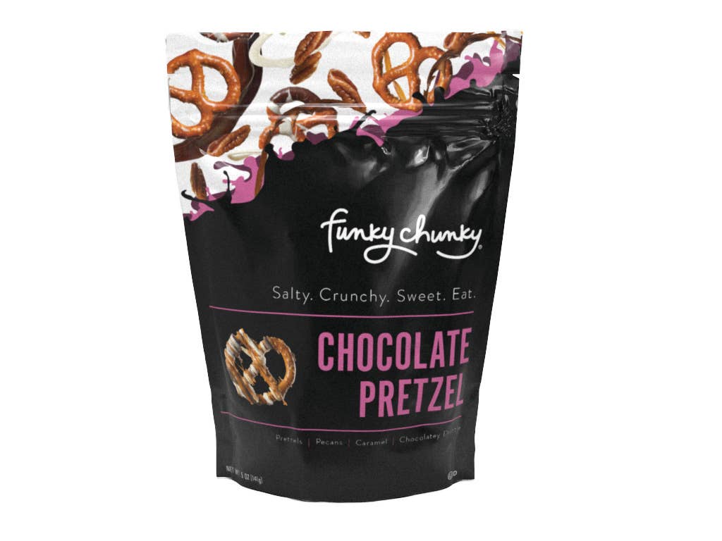 Chocolate Pretzel 5oz Bags | Chocolate Pretzels Core Funky Chunky