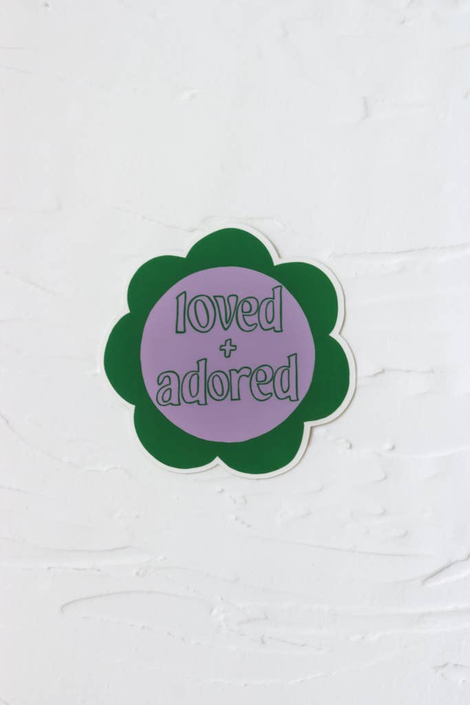 Loved and Adored Decal Core Crowned Free