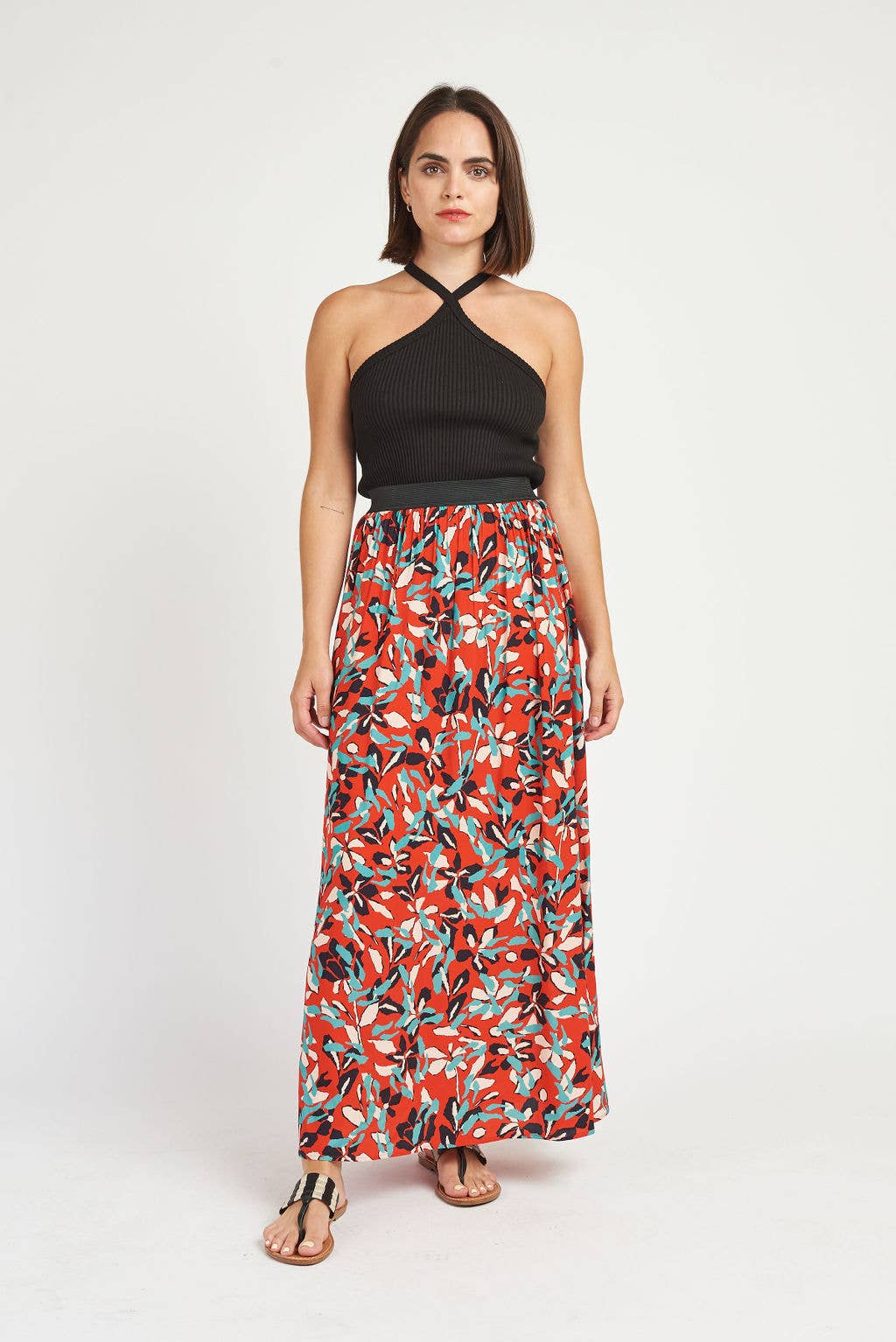 Mackenzie Abstract Maxi Skirt Spring-Summer Daniel Rainn