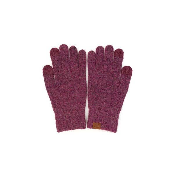C.C Soft Recycled Yarn Stretch Gloves  Accessorize Me