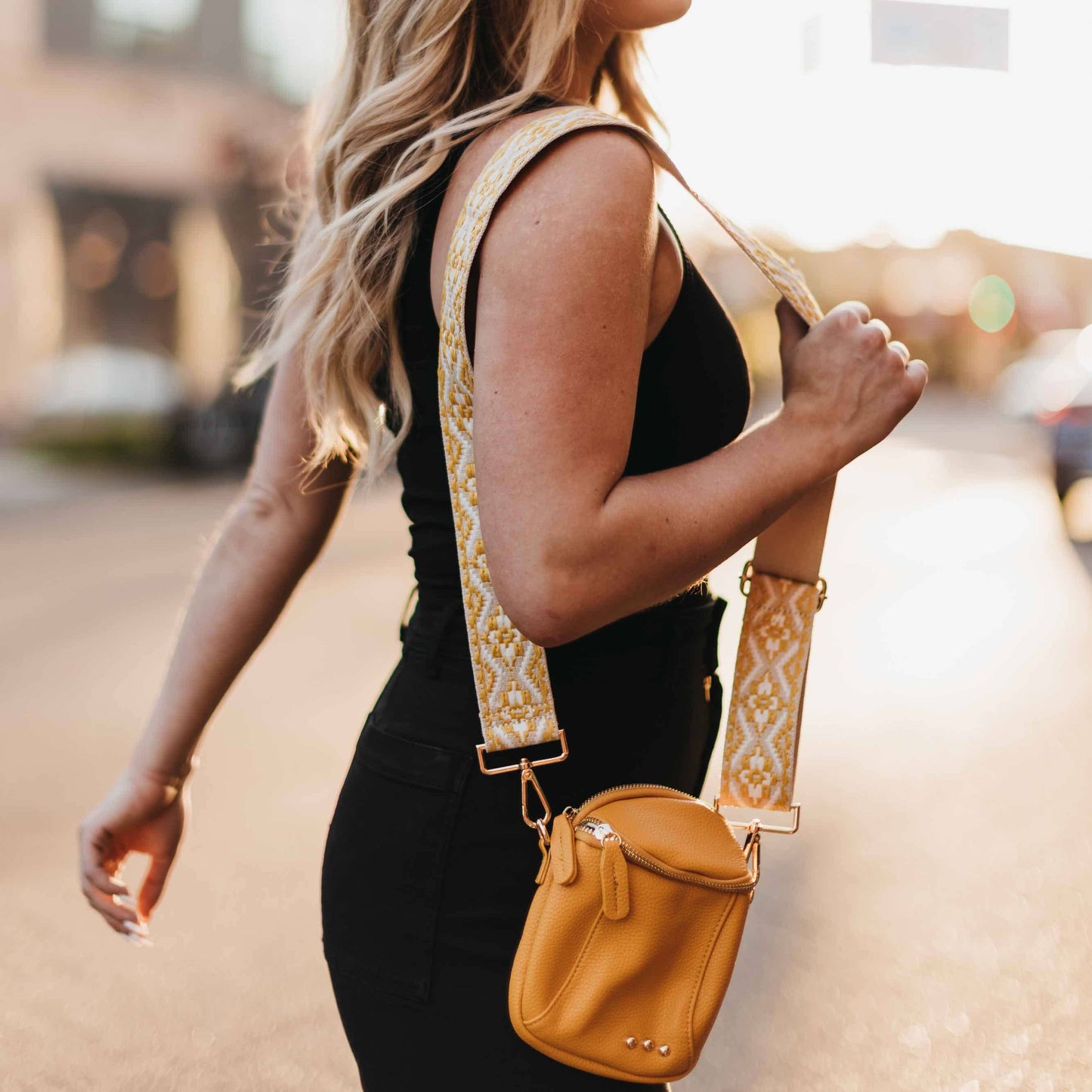 Ellie Crossbody Bag: Mustard Spring-Summer Pretty Simple