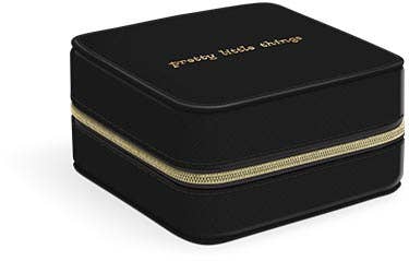 Jewelry Case Black Solid - Pretty Little Things Core Lady Jayne