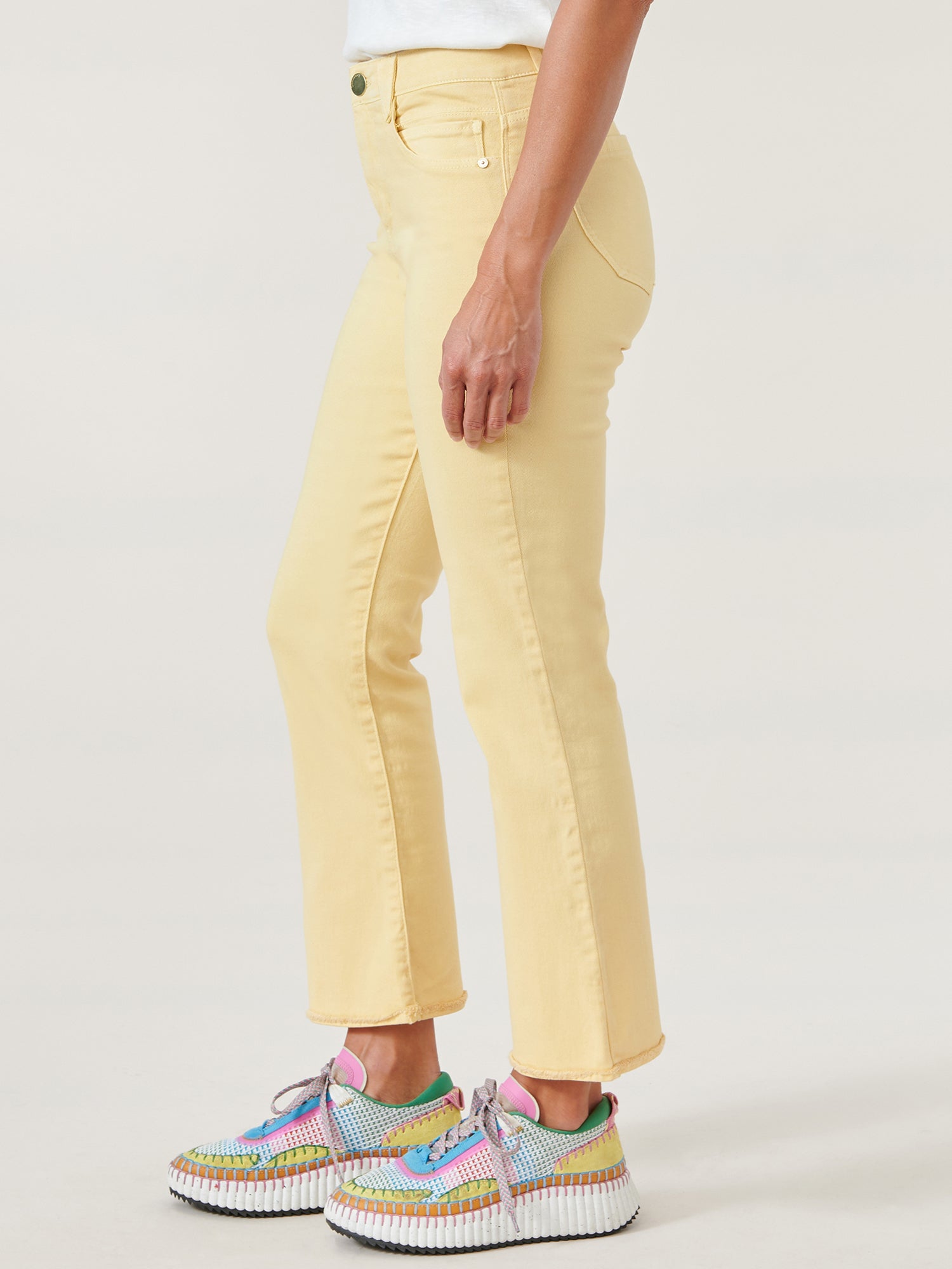 Honey Butter HIGH RISE CROPPED ITTY BITTY FLARE Spring-Summer JOOR - Democracy