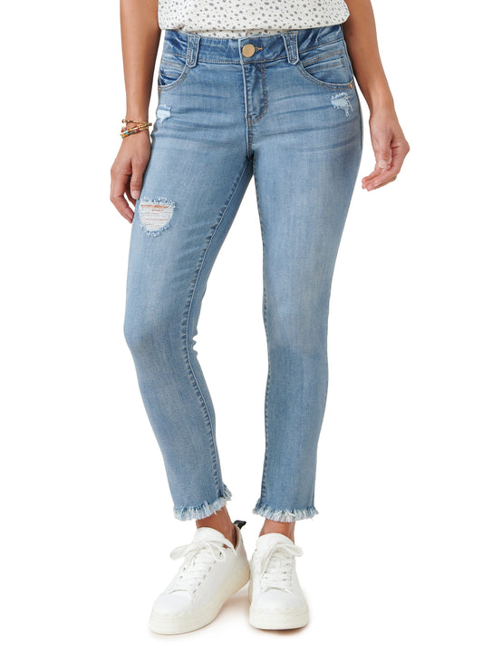 Light Blue Vintage Ankle Skimmer