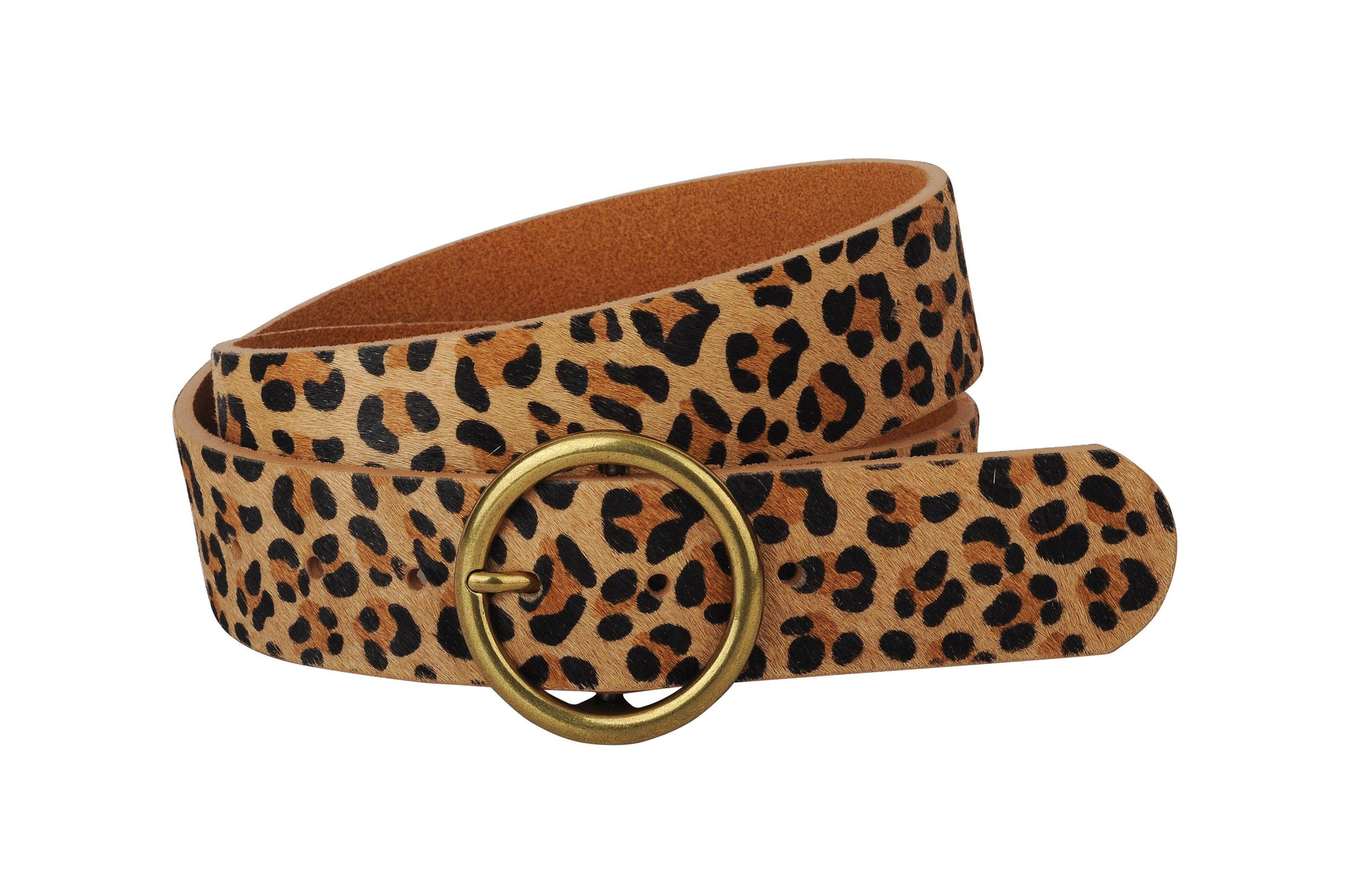 Leopard Print Calf Hair Belt  Most Wanted USA