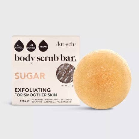 Sugar Exfoliating Body Scrub Bar Core KITSCH