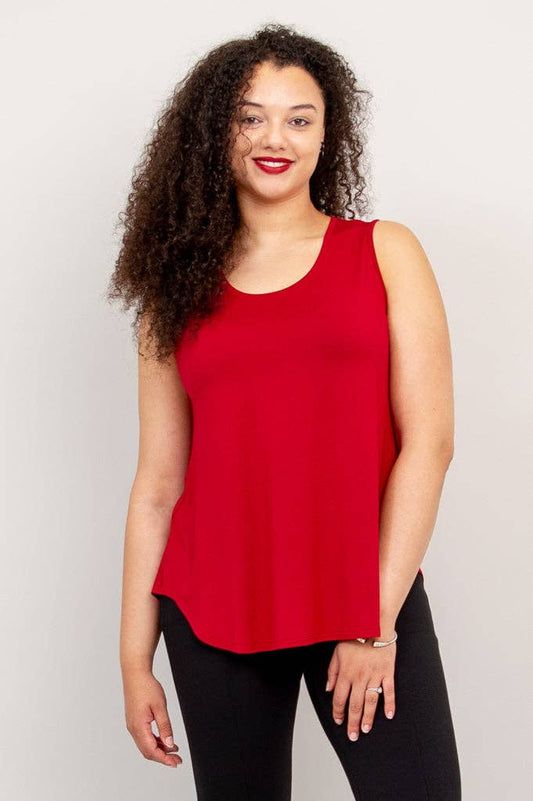 Jazz Red Bamboo Tank Fall-Winter Blue Sky Clothing Co
