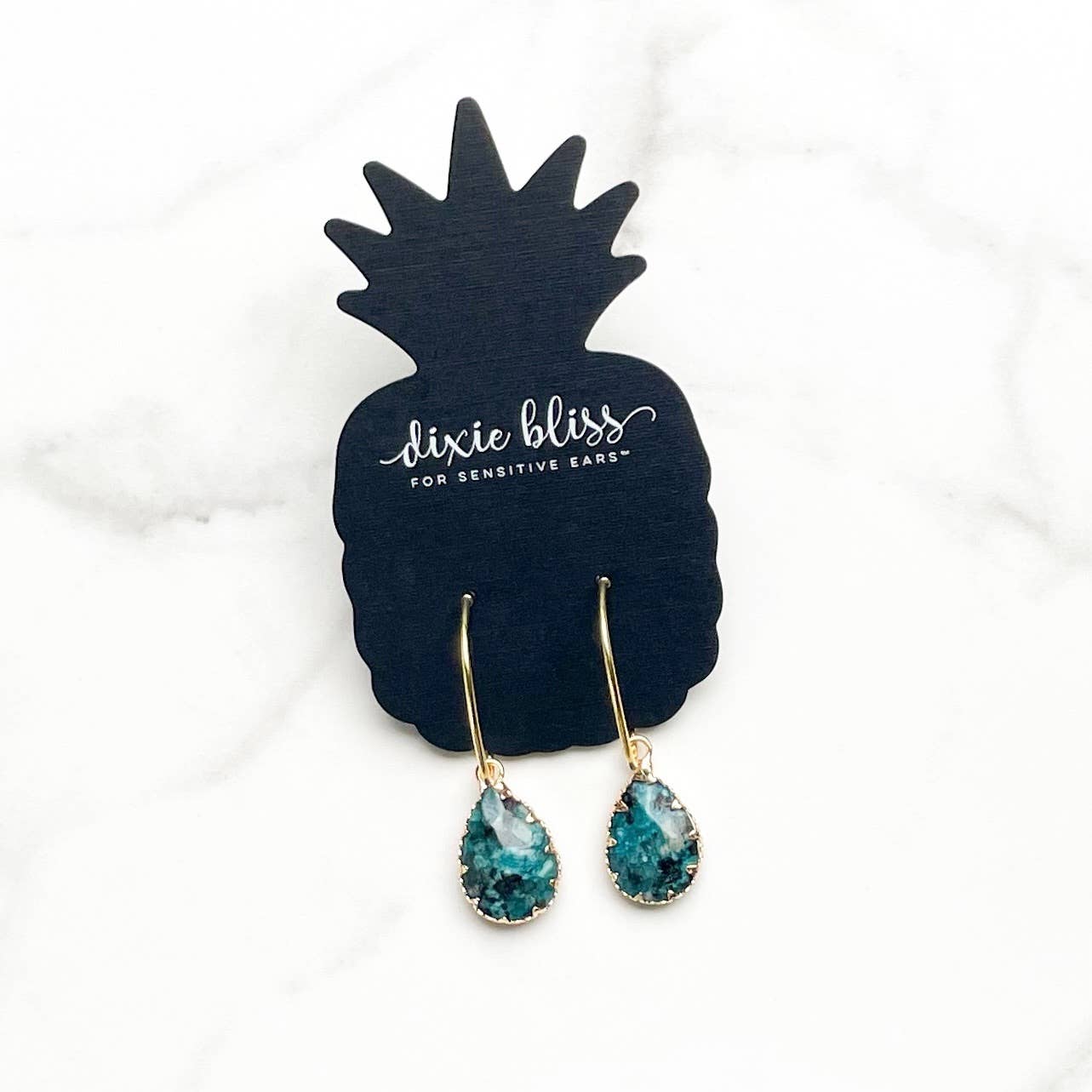 Fortune in Blue Apatite Earring Fall-Winter Dixie Bliss