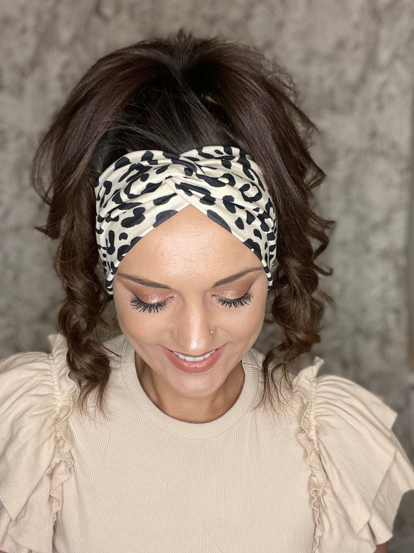 Wide Twisted Headband  PrettyINLeopard