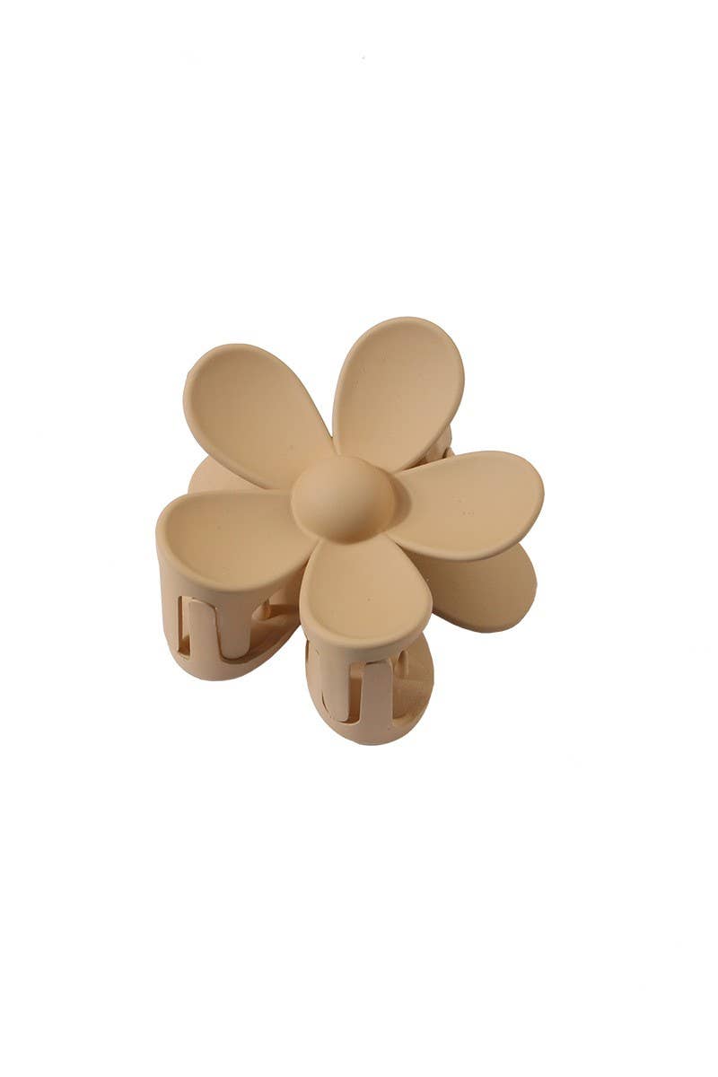 Flower Claw Clip: TAUPE Core NINEXIS