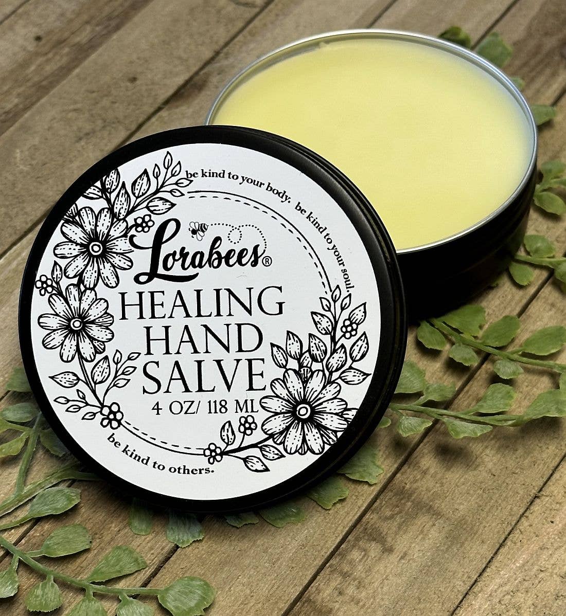 Lavender Essential Oil Healing Hand Salve 4oz Core Lorabees