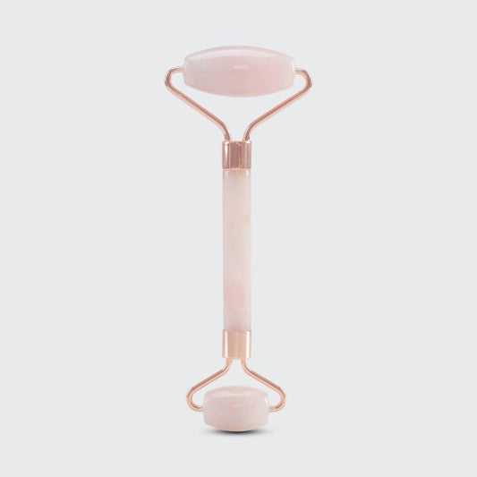 Rose Quartz Crystal Facial Roller Core KITSCH