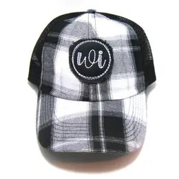 Plaid Trucker MN Cap Fall-Winter Gracie Designs