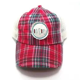 Plaid Trucker MN Cap Fall-Winter Gracie Designs